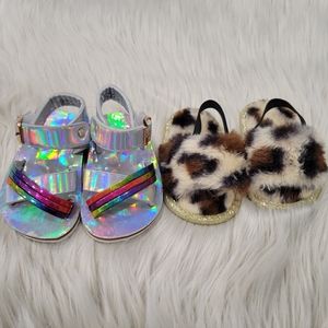 Baby shoe bundle sandals and slippers
